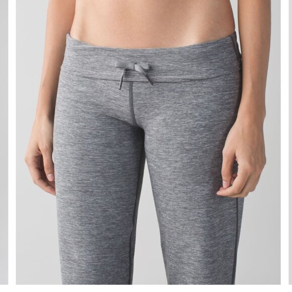 Lululemon Relaxed Fit Pant Heathered Slate Size 12 - Picture 3 of 8